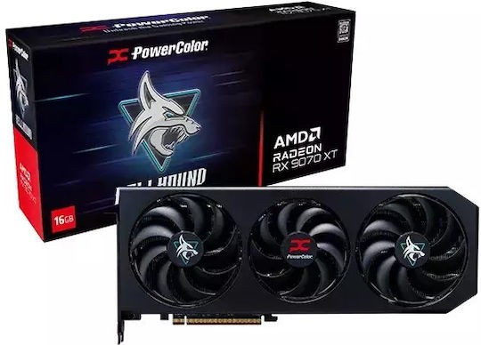 PowerColor Radeon RX 9070 XT 16GB GDDR6 Hellhound